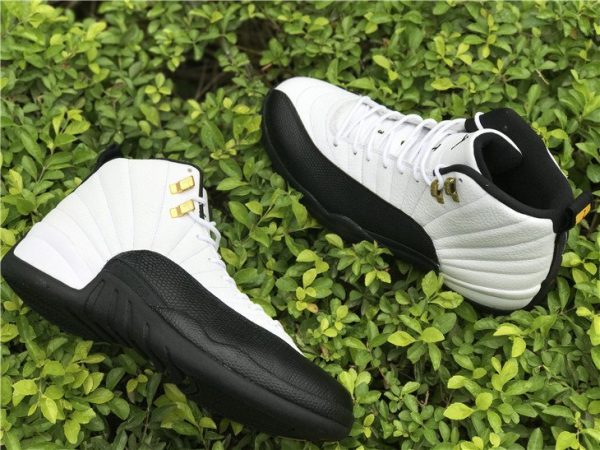 buy Air Jordan 12 Taxi White Black 2018