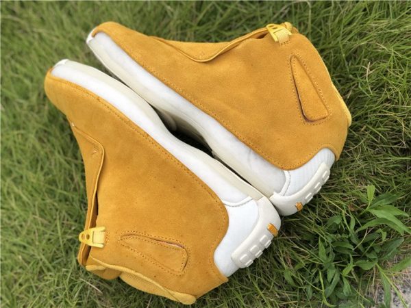 2018 Air Jordan 18 Suede Pack Yellow Ochre shoes