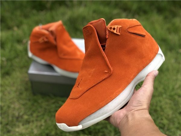 Air Jordan 18 Suede Pack Orange shoes