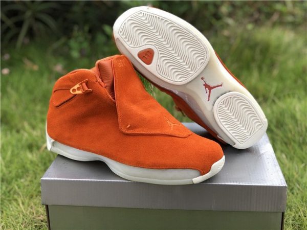 Air Jordan 18 Suede Pack Orange trainer