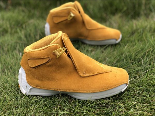 Air Jordan 18 Suede Pack Yellow Ochre