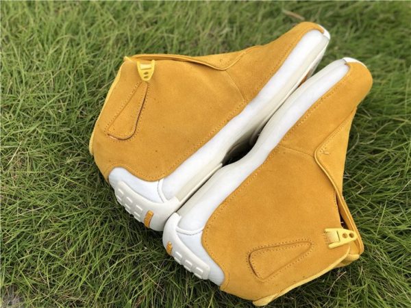 Air Jordan 18 Suede Pack Yellow Ochre midsole