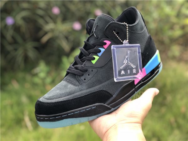 Air Jordan 3 Quai 54 Black Electric Green for sale (2)