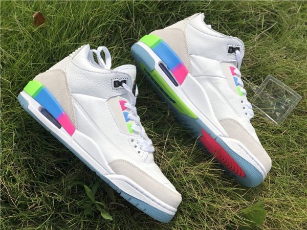 Air Jordan 3 Quai 54 White panel