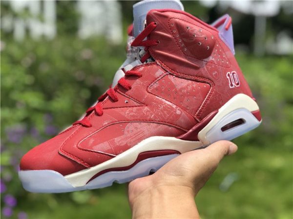 Air Jordan 6 Retro Slam Dunk Varsity Red on hand