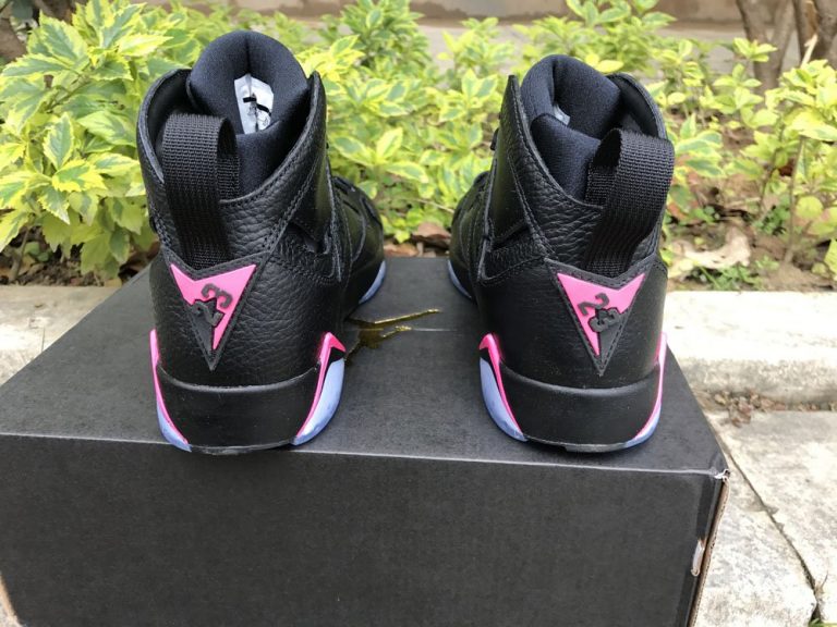 jordan retro 7 pink and black