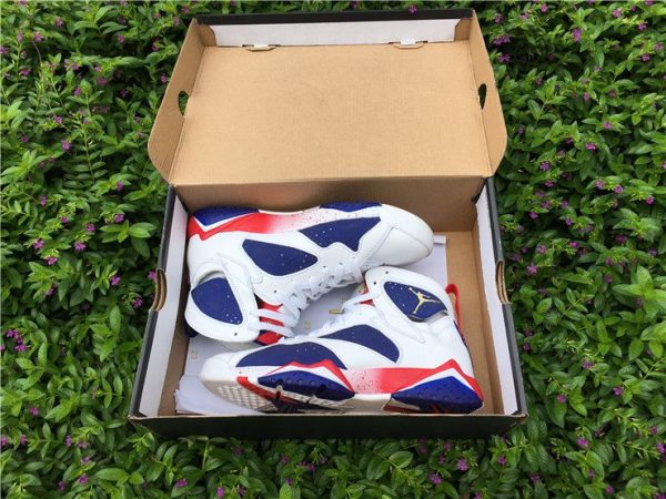 Air Jordan 7 Olympic Tinker Alternate in box