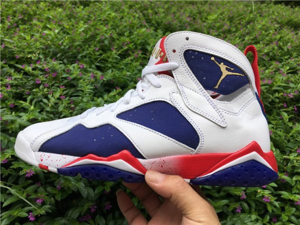 Air Jordan 7 Olympic Tinker on hand look