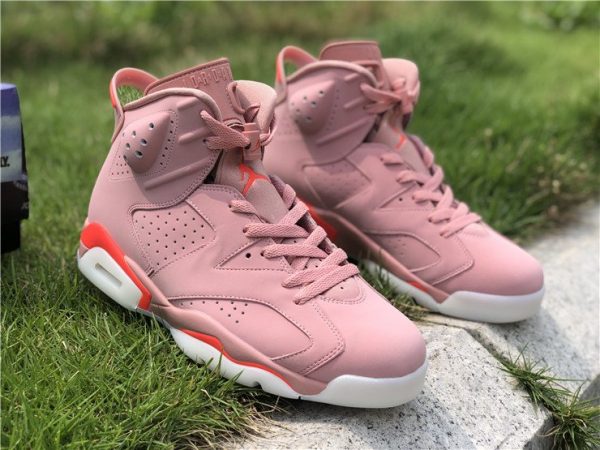 Aleali May x Air Jordan 6 Millennial Pink