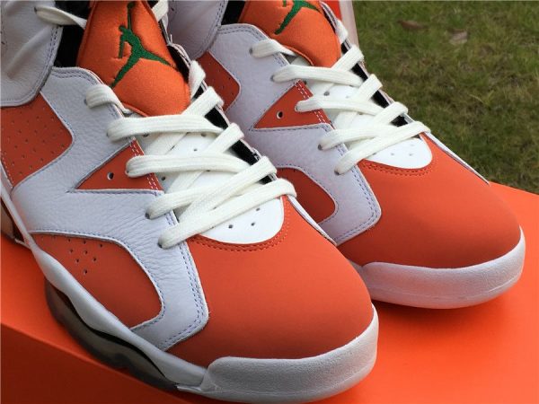 Jordan 6 Gatorade Like Mike toe