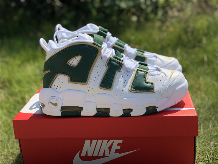 2017 Nike Air More Uptempo QS 'Atlanta' White Green