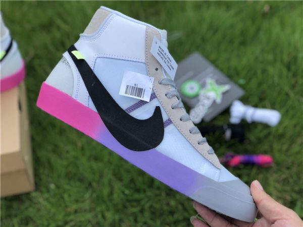 Nike Blazer Mid Queen Off-White Colorful black swoosh