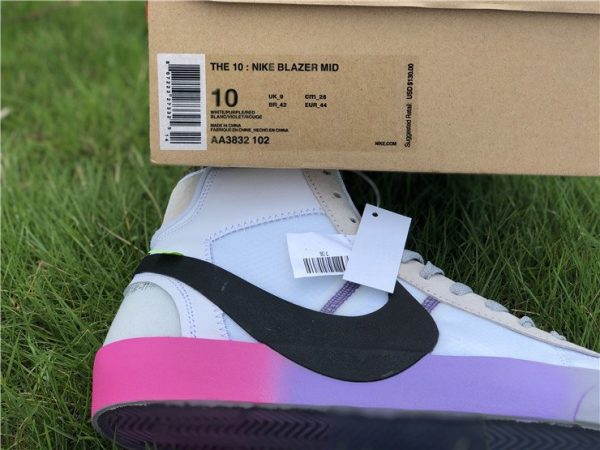 Nike Blazer Mid Queen Off-White Colorful detail