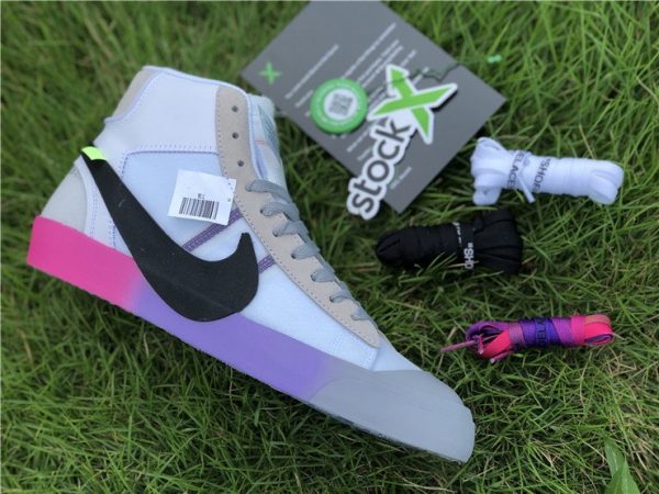 Nike Blazer Mid Queen Off-White Colorful laces