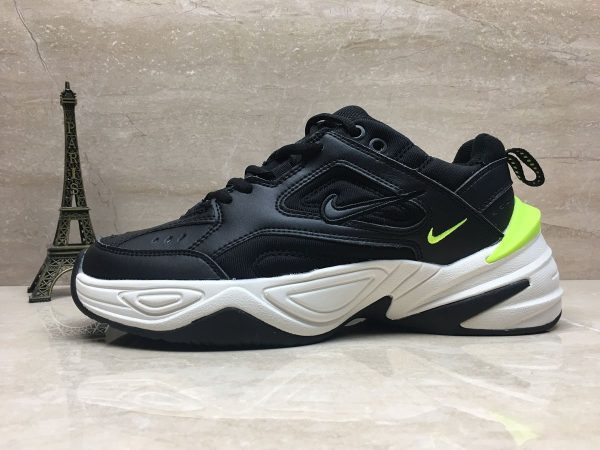 Nike M2K Tekno Black Volt Monarch Sneaker