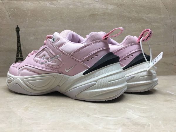 Nike M2K Tekno Pink-Foam Phantom black heel