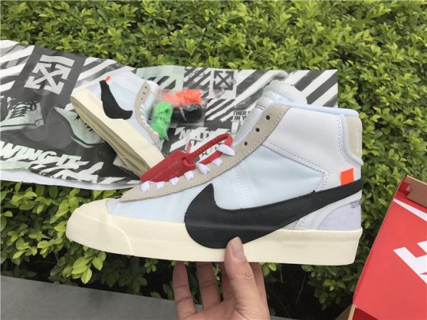 Off-White Nike Blazer Mid AA3832 100 on hand