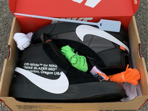 Off-White x Nike Blazer Grim Reaper in box