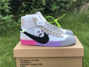 Off-WhiteNike Blazer Mid Queen Colorful Soles