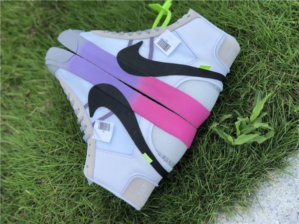 Off-WhiteNike Blazer Mid Queen Colorful Soles SHOES
