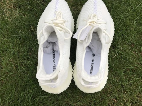 adidas Yeezy Boost 350 V2 Cream Triple White close look