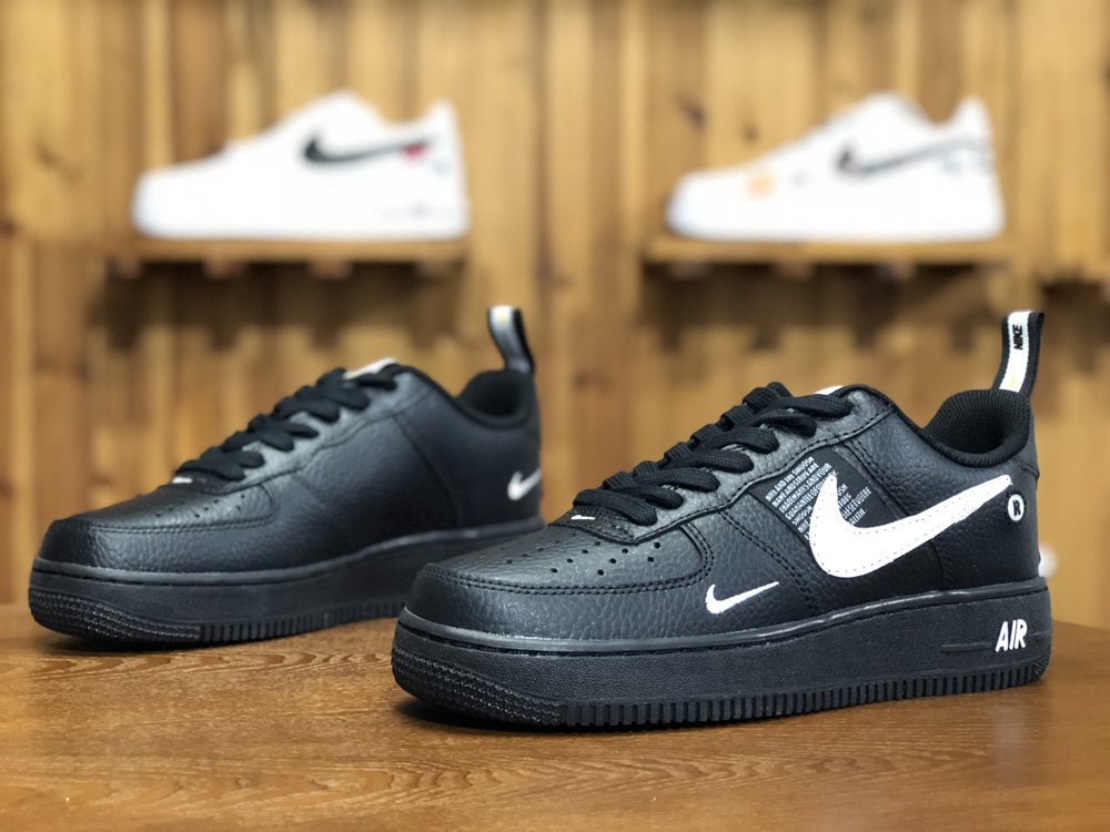 air force 1 low utility black white