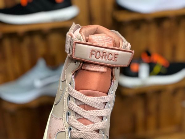 2018 Nike Air Force 1 High Utility Particle Beige tongue