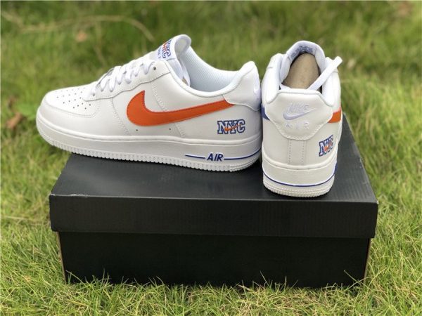 AF1 Low NYC HS White Safety Orange-Game Royal look