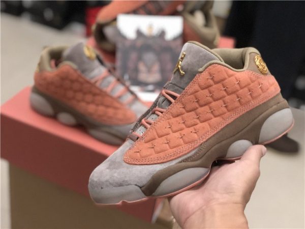 Air Jordan 13 Low Clot Terra Blush on hand