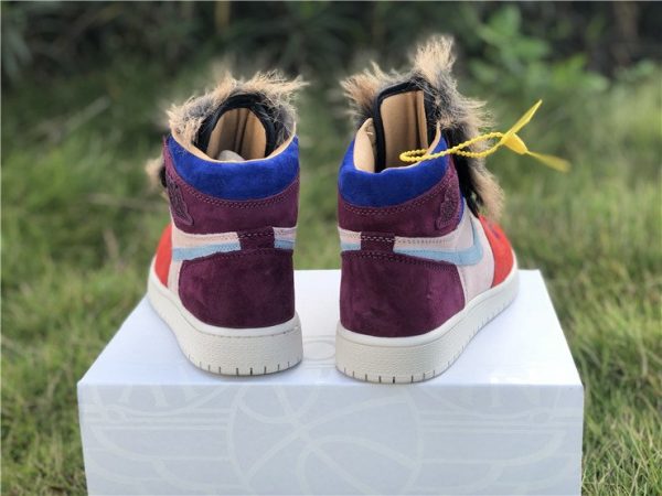 Aleali May x Air Jordan 1 Viotech 2018 heel