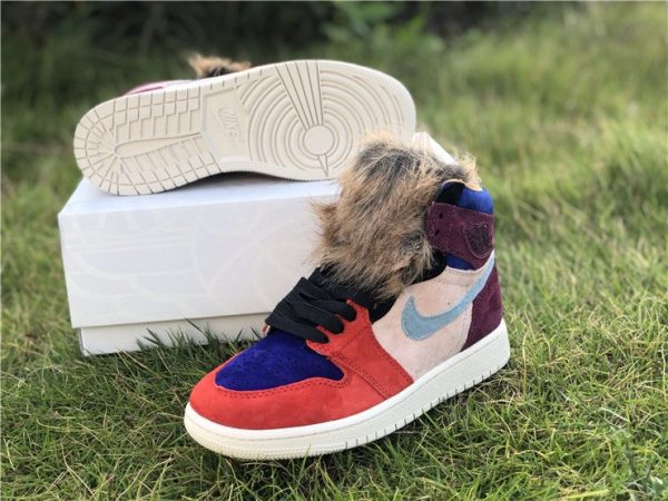 Aleali May x Air Jordan 1 Viotech BV2613-600 shoes