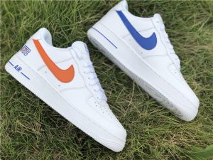 nike air force 1 low nyc hs white/bright orange