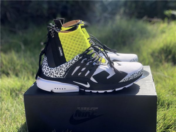 Nike Air Presto Mid x Acronym Dynamic Yellow