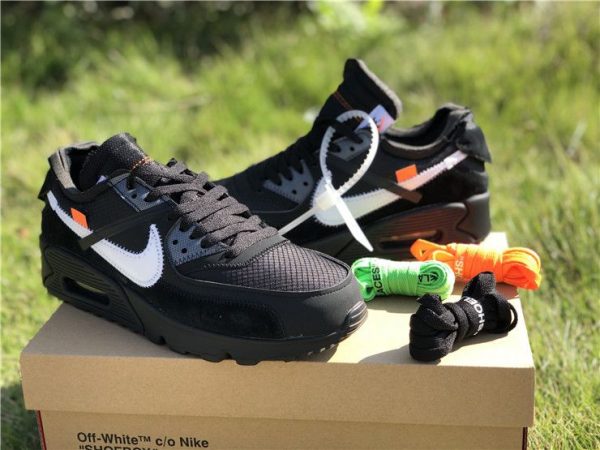 Off-White Nike Air Max 90 Black AA7293-001 shoes