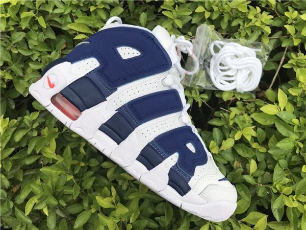 offer Nike Air More Uptempo Knicks White Deep Royal