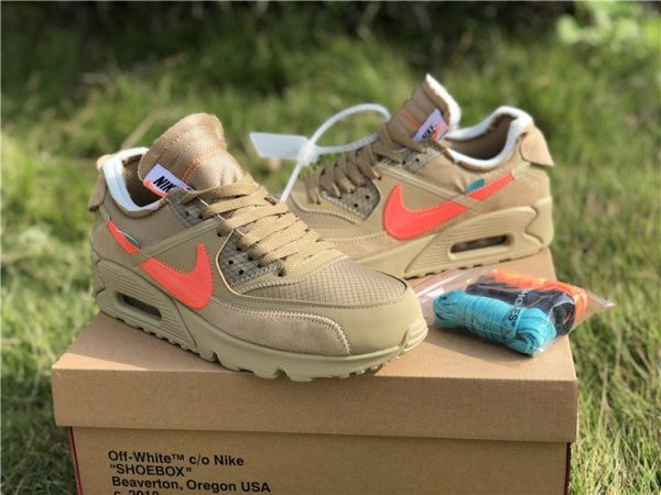 2019 Off-White x Nike Air Max 90 Desert Ore sneaker