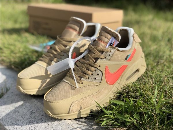 2019 Off-White x Nike Air Max 90 Desert Ore trainer