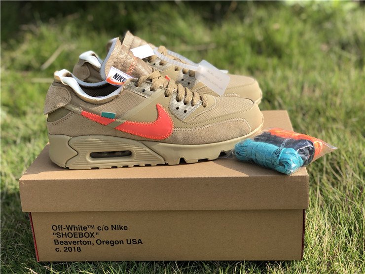 Where to buy 2019 Off-White x Nike Air Max 90 Desert Ore Shoes