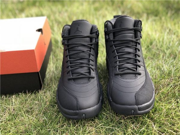 Air Jordan 12 Winterized WNTR Triple Black Anthracite front