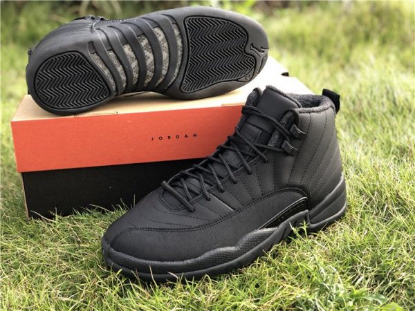 Air Jordan 12 Winterized WNTR Triple Black Anthracite trainer