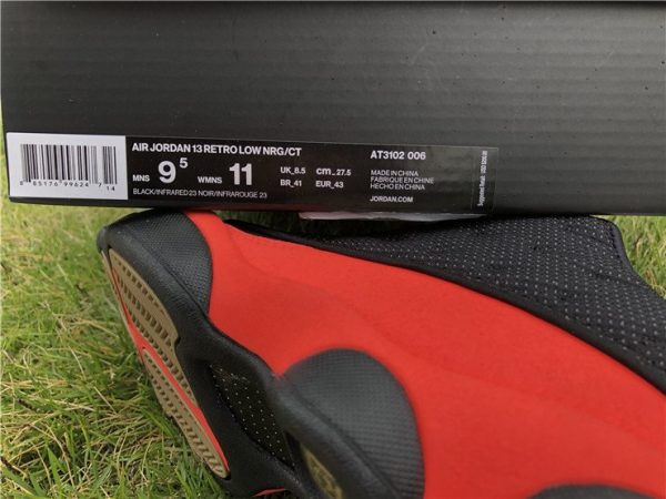 Air Jordan 13 Low CLOT INFRA-BRED detail