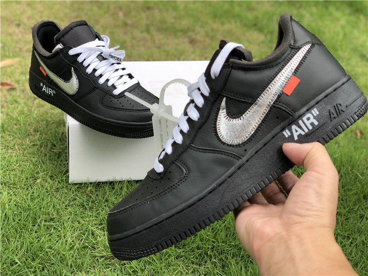 Hvornår Preference for ikke at nævne Off-White x Nike Air Force 1 '07 Virgil x MoMa Black