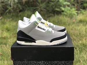 Air Jordan 3 Retro Chlorophyll Light Smoke Grey