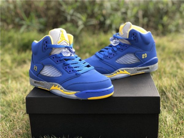 New Jordan 5 JSP Laney Varsity Royal 2019 shoes