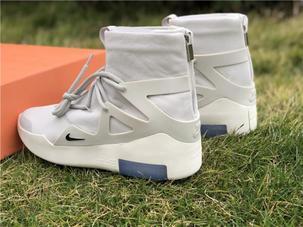 Nike Air Fear of God 1 Light Bone White heel