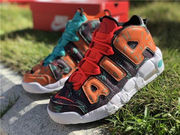 What The 90s Air More Uptempo Total Orange sneaker