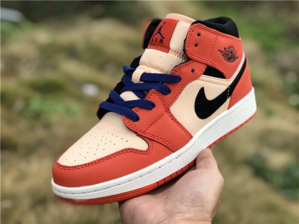 Air Jordan 1 Mid SE Team Orange on hand