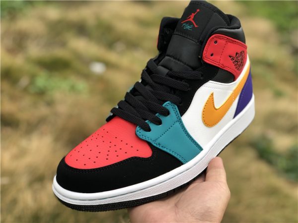 Jordan 1 Mid Bred Multi-Color 554724-125 trainer