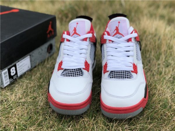 Nike Air Jordan 4 Retro IV Fire Red upper