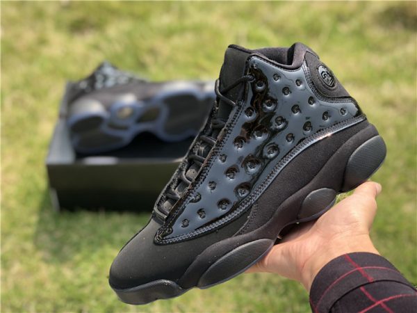 2019 Air Jordan 13 Cap and Gown all Black for sale